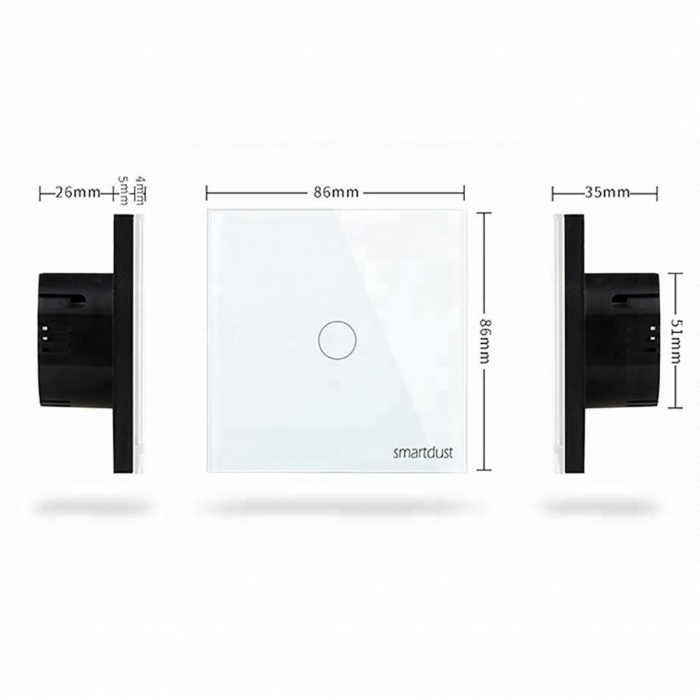 Intrerupator electronic touch SD , ALB, Smart Dust, 5 A [2]