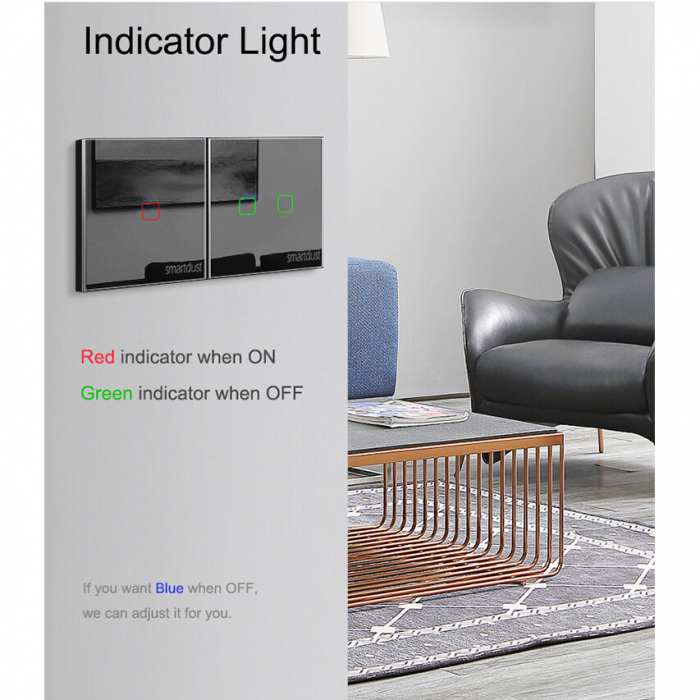 Intrerupator electronic touch SD , Negru,  10 A [3]