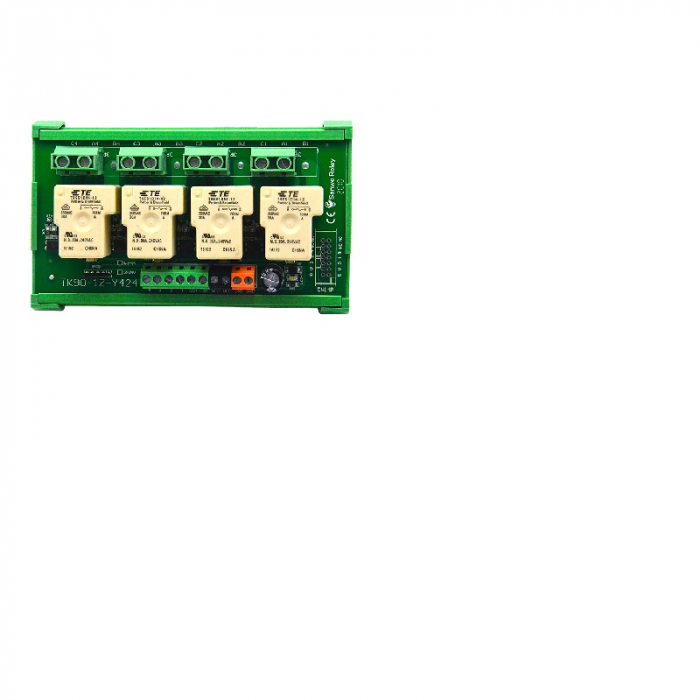 Modul cu 4 relee, 24V 30A cu suport sina DIN [3]