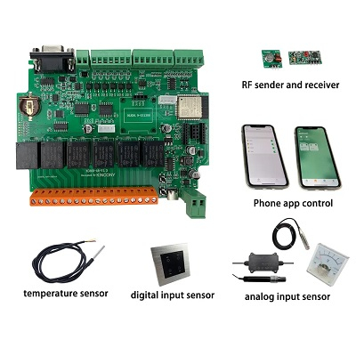 PLC Controller KC868-A6 cu ESP32 ,iesire cu relee si wifi [3]