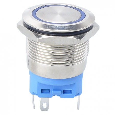 Module - Buton Metalic cu LED Antivandal 30mm