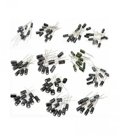 Componente electronice - Condensatori electrolitici set de 120
