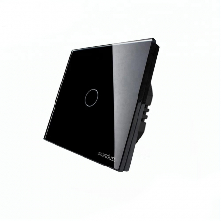 Intrerupator electronic touch SD cu comanda wifi prin aplicatia eWeLink, Negru, Smart Dust, 5 A [1]