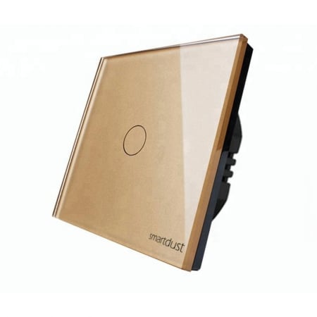 Prize&intrerupatoare - Intrerupator electronic touch SD cu comanda wifi prin aplicatia eWeLink, Negru, Smart Dust, 5 A