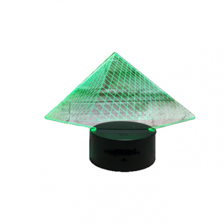 Display - Lampa cu LED tip 3D Piramida