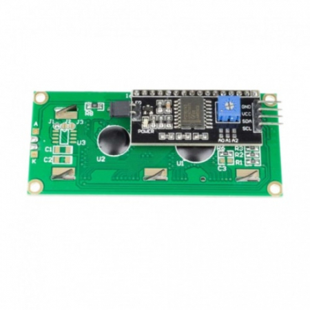 LCD 16X2 afisaj galben, cu modul I2C inclus [1]