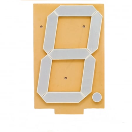 Panouri Reclame LED - Led 7 segmente 6 inch albastru