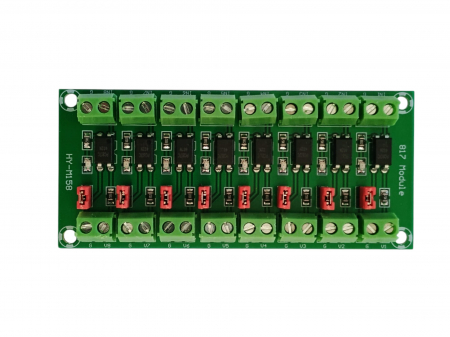 Modul izolator optocuplor cu 8 canale PC817 [1]