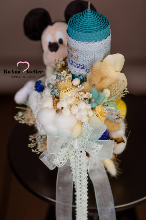 Lumanare Mickey Mouse pentru Botez [3]