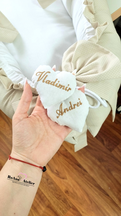 Babynest bej personalizat [2]
