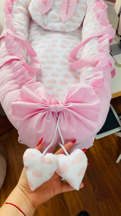 Babynest Roz cu norisori [3]