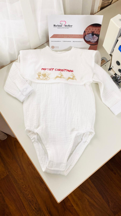 Camasa Body Muselina My 1ST Christmas [1]