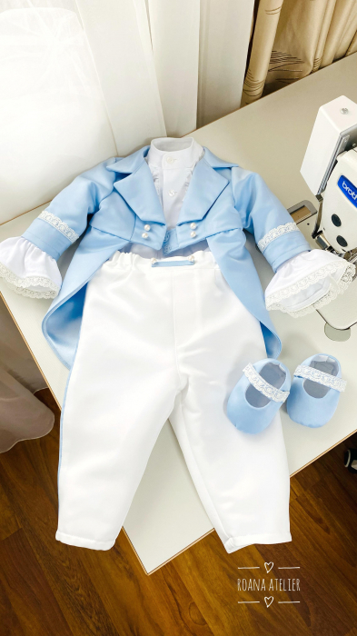 Costum Botez Print cu frac [7]