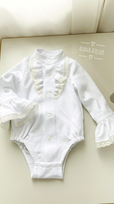 Costum Botez Print cu frac [3]