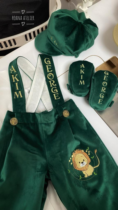 Costumas Botez Akim Verde [3]