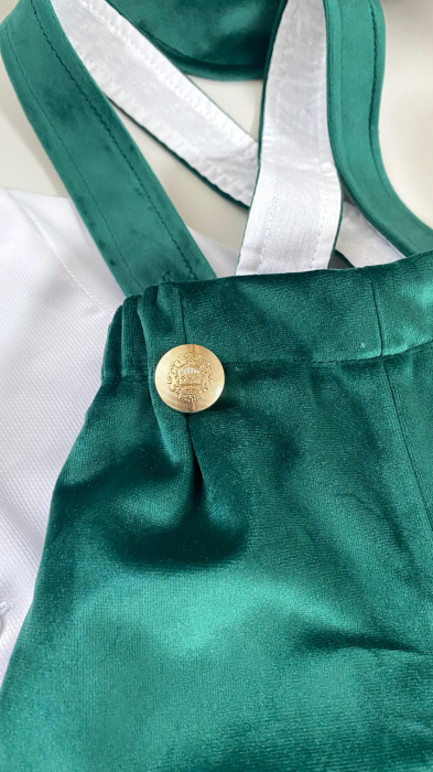 Costumas Botez Elias verde cu aripi [9]