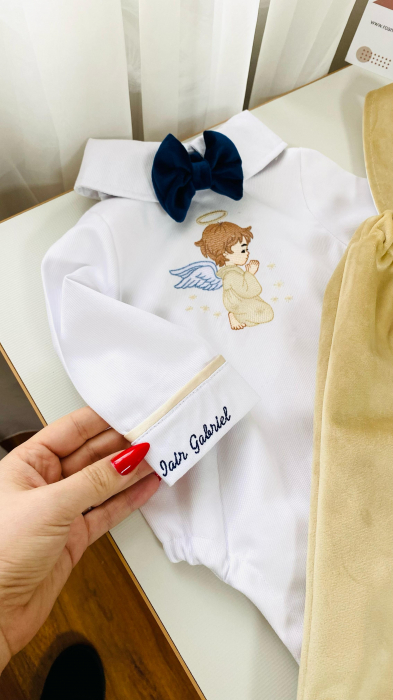 Costumas Botez Ingeras brodat si personalizat [4]