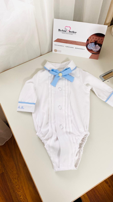 Costumas Botez Sotiris stofita bleu [6]