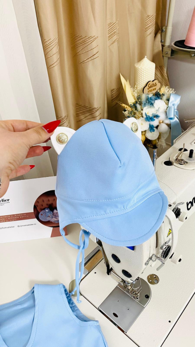 Costumas Botez Sotiris stofita bleu [9]