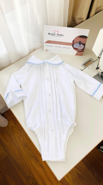 Costumas Botez Victor cu vesta bleu [7]