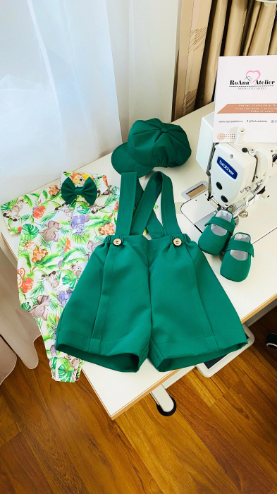 Costumas Safari verde smarald [2]