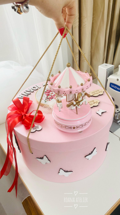 Cutie Trusou Fluture cu datele nasterii [2]