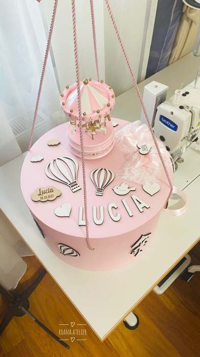 Cutia Trusou roz personalizata  [6]