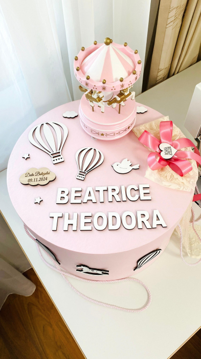 Cutia Trusou roz personalizata  [8]