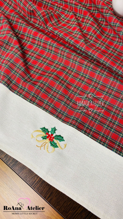 Fata de masa carouri Christmas Flower [8]