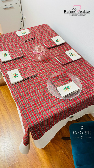 Fata de masa Christmas Flower [2]