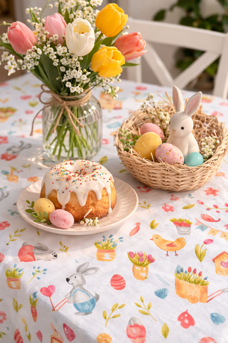 Fata de masa cu iepurasi Paste [2]