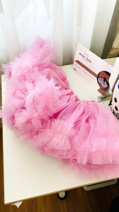 Fustita Tutu Roz cu volanas [4]