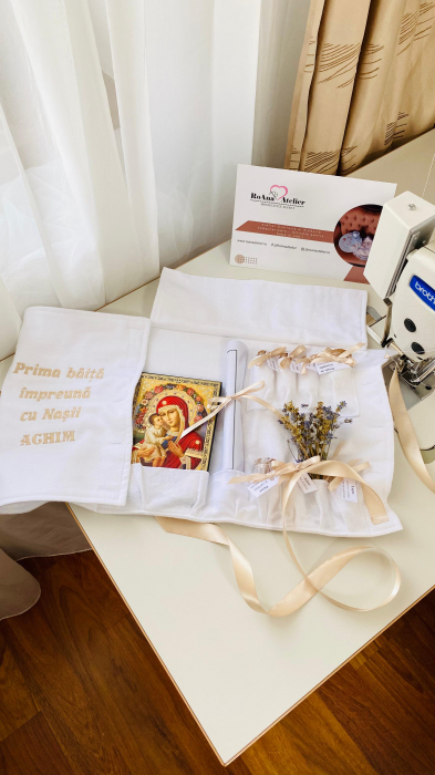 Kit Prima Baita Simba personalizat cu nume bej [3]