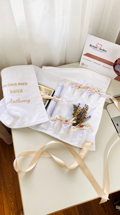 Kit Prima mea Baita Ursulet Balon Bej [2]