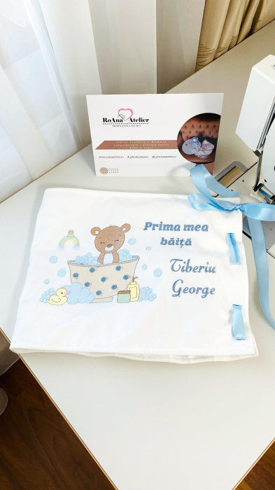 Kit Prima mea Baita Ursulet personalizat cu nume baietel [3]
