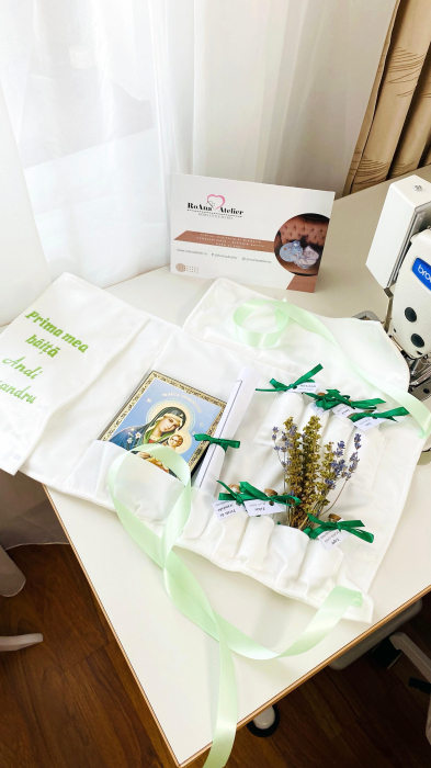 Kit Prima mea Baita Ursulet personalizat cu nume baietel [5]