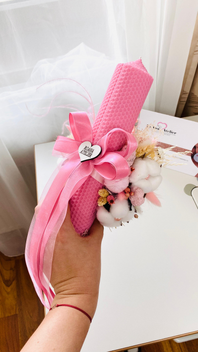 Lumanare Botez Roz Unicorn [3]