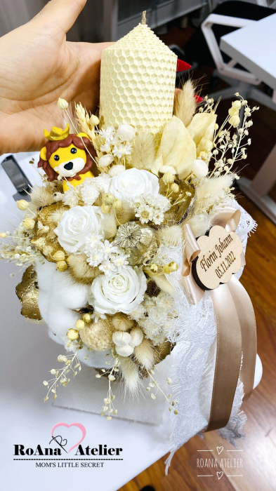 Lumanare Botez Vanilie Leut [2]