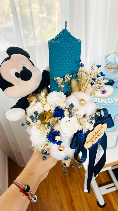 Lumanare Mickey Mouse pentru Botez [7]