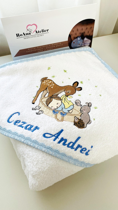 Prosop cu capison bebelus personalizat cu nume [2]