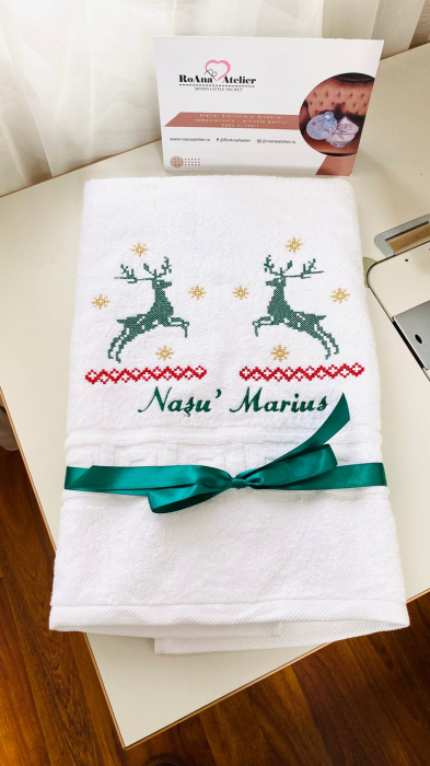 Prosop Mare Reni Craciun Nasul personalizat [1]