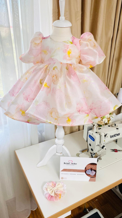 Rochita Botez Organza Printesa Bujorilor [2]