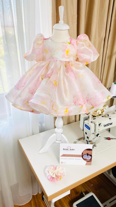 Rochita Botez Organza Printesa Bujorilor [3]