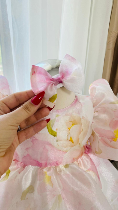 Rochita Botez Organza Printesa Bujorilor [8]