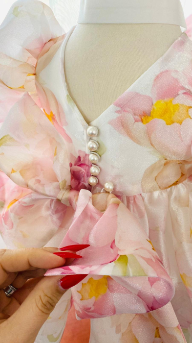 Rochita Botez Organza Printesa Bujorilor [5]