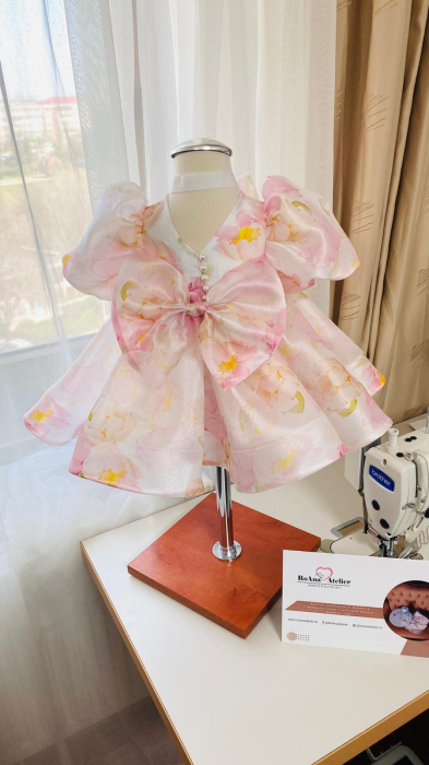 Rochita Botez Organza Printesa Bujorilor [4]