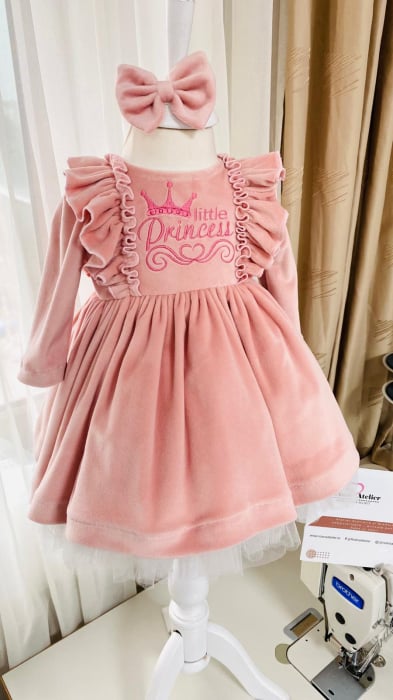 Rochita Botez Princess cu fundita [4]