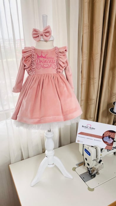 Rochita Botez Princess cu fundita [2]