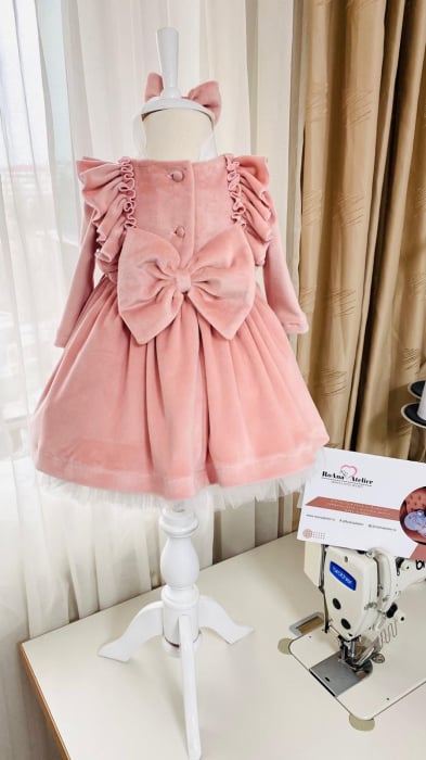 Rochita Botez Princess cu fundita [3]