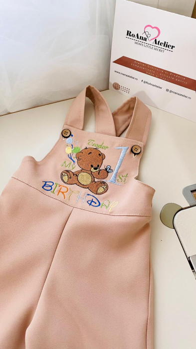 Salopeta Bej Ursulet My First Birthday [2]